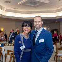 President Philomena Mantella with husband Bob Avery